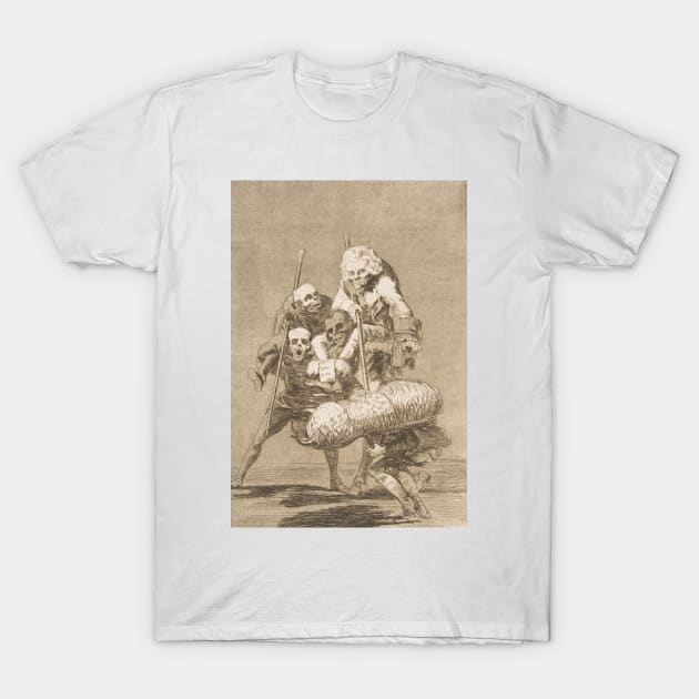 What One Does to Another by Francisco Goya T-Shirt by Classic Art Stall